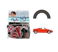 MRSTORY Mousse Baignade Puzzle éducatif Bricolage Garçons Filles Jouet Aquatique pour L'apprentissage Précoce (Trace de voiture)