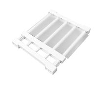 MRSTORY Placard Tension Tendflf Extensible Radider Divider Ranget Rackage de Diviseur pour Armoire en Armoire en PP et Tube en Acier de 24 Cm de Largeur (30 à 40 cm / 11,8-15,7 Pouces de