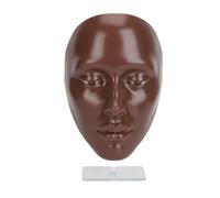 MRSTORY Pratique de Maquillage en Silicone 5D Face à L'enseignement du Mannequin Board Tool de Formation Professionnelle pour les Débutants pour les Débutants (Noir)