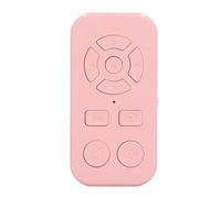 MRSTORY Remote Control Page Turner 9 Touches sans Fil Auto-enregistrement Vidéo Clicker pour le Défilement du Smartphone (Rose)