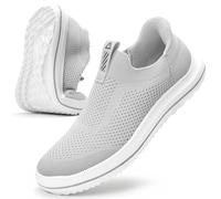 MrToNo Slip on Baskets Hommes sans Lacets Chaussures Hand-Free Chaussures de Course légères Respirantes Outdoor Chaussures de Sport Loisirs Chaussures de Course sur route-QIANHUI-43