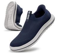 MrToNo Slip on Baskets Hommes sans Lacets Chaussures Hand-Free Chaussures de Course légères Respirantes Outdoor Chaussures de Sport Loisirs Chaussures de Course sur route-SHLAN-45