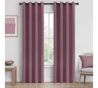 MRTREES Lot de 2 Rideau Occultant Rose Poudré à Oeillets 140x225 CM, Rideaux Thermiques Isolants Anti Froid et Chaleur pour Porte Fenetre Salon Moderne Chambre, Rideau Opaque Doux