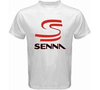 MRUDM Ayrton Senna Men's T-Shirt White
