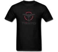 MRUDM Men's Tiesto DJ Club Life Logo Short Sleeves T-Shirt Black
