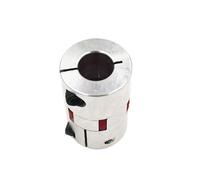 MRVAKDYDI Accouplements Flexibles pour Moteur, Coupleur de Moteur Pas à Pas en Alliage d'aluminium, Manchon de couplage Flexible D40 L50, Plusieurs Tailles(8x15mm)