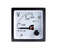 MRVAKDYDI Ampèremètre de Panneau, Voltmètre analogique CA à pointeur 99T1-V 48 x 48 mm, tensions Multiples(250V)