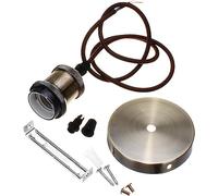 MRVAKDYDI Douille de Remplacement en Plastique pour Lampe, Adaptateur de Douille E27 for Suspension, Multicolore, for Usage intérieur, AC110-220V(Chrome)