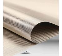 MRVAKDYDI Emf Protection Fabric, Faraday Fabric Copper Nickel Polyester EMF RF Shielding 80-90dB 10KHz-30GHz Silver Gold 1x1.1m to 10x1.1m(Silver,7x1.1m)