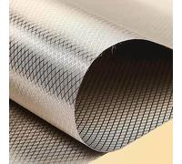 MRVAKDYDI Emf Protection Fabric, Faraday Fabric EMF EMI Shielding Copper Nickel Material EMP Protection Silver Gold Multiple Sizes(Silver,8x1.1m)