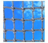 MRVAKDYDI Filets en Corde de Jute et de Chanvre, Filet d'escalade en Polyamide, Filet de sécurité, Filet de Chargement, Maille 20 x 20 cm, 19,7 pi x (19,7-32,8) pi(19.7 * 23ft)