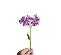 MRVAKDYDI Fleur Artificielle tricotée à la Main, 10pcs Handmade Crochet Artificial Flowers Wedding Decoration(S8)