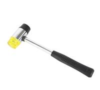 MRVAKDYDI Maillet en Caoutchouc Noir, Rubber Hammer 25-40mm for Woodworking and Tile(25mm)