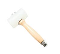 MRVAKDYDI Maillet en Caoutchouc Noir, Rubber Hammer for Leather Carving DIY Woodworking Furniture Assembly Multicolor(Khaki)