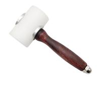 MRVAKDYDI Maillet en Caoutchouc Noir, Rubber Hammer for Leather Carving DIY Woodworking Furniture Assembly Multicolor(Deep Brown)