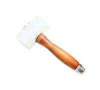MRVAKDYDI Maillet en Caoutchouc Noir, Rubber Hammer for Leather Carving DIY Woodworking Furniture Assembly Multicolor(Brown)