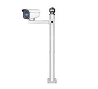 MRVAKDYDI Mât pour caméra de vidéosurveillance, Weatherproof Heavy-Duty Security Camera Bracket for Pole Wall, Hidden Wire, 50-150cm(for Gun Cameras Only,150 cm)