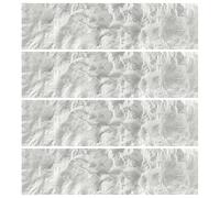 MRVAKDYDI Papier peint imitation brique, 3D Faux Rock PU Wall Panels Multicolor Multiple Sizes Indoor Outdoor(Beige,4pcs)
