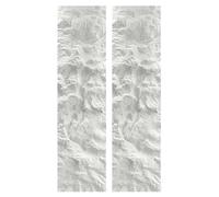 MRVAKDYDI Papier peint imitation brique, 3D Faux Rock PU Wall Panels Multicolor Multiple Sizes Indoor Outdoor(Beige,2pcs)