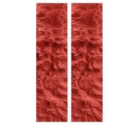 MRVAKDYDI Papier peint imitation brique, 3D Faux Rock PU Wall Panels Multicolor Multiple Sizes Indoor Outdoor(Red,2pcs)
