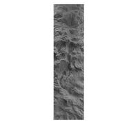 MRVAKDYDI Papier peint imitation brique, 3D Faux Rock PU Wall Panels Multicolor Multiple Sizes Indoor Outdoor(Black,1pc)