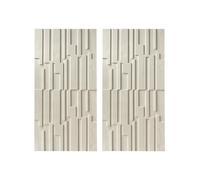 MRVAKDYDI Papier Peint Imitation Brique, 3D Wall Panels Multicolor 2pcs Or 4pcs(White,2pcs)