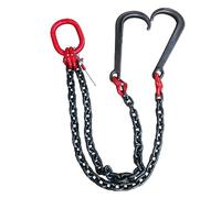 MRVAKDYDI Pince de Levage pour fûts Chaîne de Levage, Élingue à chaîne for Crochet de Grue, for Levage et remorquage, 2 à 5 tonnes, Plusieurs Tailles(5TX0.5M)