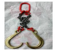 MRVAKDYDI Pince de Levage pour fûts Chaîne de Levage, Élingue à chaîne for Crochet de Grue, for Levage et remorquage, 2 à 5 tonnes, Plusieurs Tailles(2TX2M)