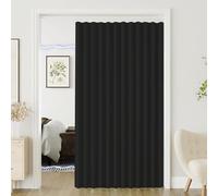 MRVAKDYDI Porte Pliante accordéon intérieure, Rideau de Porte magnétique avec Conception Pliante, for cloison de pièce, Plusieurs Tailles Multicolores(Black,W240xH240cm)