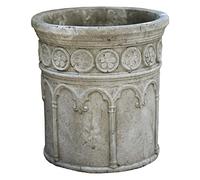 MRVAKDYDI Pots de Fleurs Modern Planters, Large Plant Pots Retro Garden Flower Pots Heavy Duty European Style Relief Rough Pottery Vintage Succulent Planters