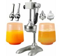 MRVAKDYDI Presse-Citrons, Presse-Agrumes Manuel Pack de 5 pièces Multicolore(Silver)