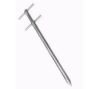 MRVAKDYDI Sonde d'échantillonnage de Sol en Acier Inoxydable Sonde d'échantillonnage de granulés à Double Tube de 25 mm, poignée rotative en Acier Inoxydable, Plusieurs Tailles(2.62ft)