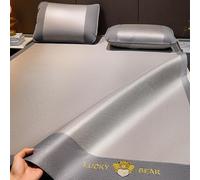 MRVAKDYDI Tapis de Couchage rafraîchissant pour l'été, Tapis de Refroidissement Pliable en Bambou for lit Multicolore Plusieurs Tailles(Grey,120 * 200cm)