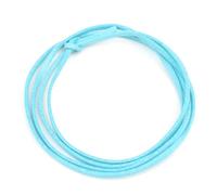 MRVAKDYDI The Bead Shop Cordon en Cuir véritable, Cordon en Cuir tressé Multicolore de 5 m for la création de Bijoux.(Sky Blue)