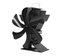MRVAKDYDI Ventilateur de brûleur, ventilateur de poêle à bois, ventilateur de poêle à bois, ventilateur de cheminée silencieux, ventilateur de cheminée chaud pour l'hiver, chauffage domestique