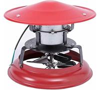 MRVAKDYDI Ventilateur de cheminée, Extracteur de fumée for poêle à Bois, 100 W/120 W(Red Red,100W)
