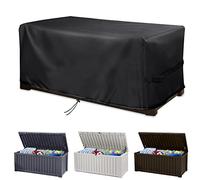 MRWiZMS Housse Coffres de Rangement Extérieur, pour Boîtes de Terrasse ExtéRieures et Boîtes de Rangement, Tissu Oxford Résistant 420D Imperméable, Résistant Aux UV, Au Vent et à la Neige