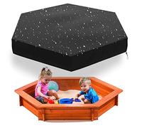 MRWIZMS Housse de Bac à Sable pour Enfants, Bac a Sable avec Couvercle, pour Enfants en Tissu Oxford 420d Jardin ExtéRieur Décontracté, Imperméable, Résistant au Froid (230x200cm)
