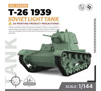 MRY-SFW 1/350 - Modèle militaire Soviet T-26-1939 - Char léger