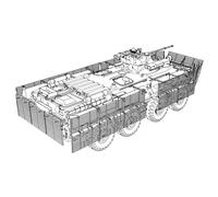 MRY-SFW 1/48 modèle militaire Russie véhicule blindé BTR-82A