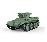 MRY-SFW 1/72 Modèle militaire soviétique BT-7 Speed Tank Blindé Base Scène de guerre