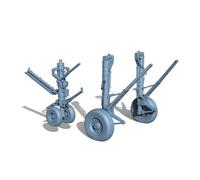 MRY-SFW 1/72 Pièces de Mise à Niveau de Modèle de Roue de Gravité pour USN F-14D