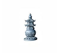 MRY-SFW Ensemble de pagodes chinoises imprimées en 3D 1/160, modèle miniature, architecture ancienne, accessoires de diorama
