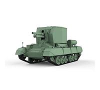 MRY-SFW Kit de modèle militaire ferroviaire à l'échelle 1/87 HO blindé de l'armée non peint artillerie autopropulsée britannique