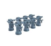 MRY-SFW Navire de guerre non peint 1/200 Pièces de mise à niveau du modèle Équipement de commande de tir d'artillerie allemand Bismarck