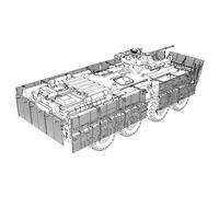 MRY-SFW Véhicule blindé de combat russe 1/350 BTR-82A