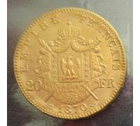 MRYFODA Collection de Monnaies Commémoratives Dorées Napoléon en France-1870 B