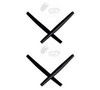 Mryok Embouts de rechange pour lunettes de soleil Oakley Square Wire 2.0, Noir et noir., Taille unique