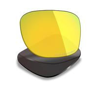 Mryok Lentilles de rechange compatibles avec Maui Jim Huelo MJ449 - Options, Anti-corrosion de l'eau de mer polarisée - Or 24 carats, Taille unique