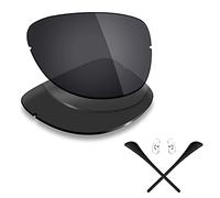 Mryok Lentilles de rechange polarisées et kits en caoutchouc pour Ray-Ban Caravan RB8052 61 mm, Polarisé, noir furtif., Taille unique